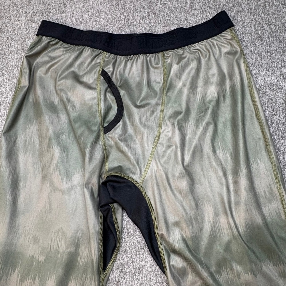 BlackStrap Mens Base Layer Pants XXL Green Camo Performance Leggings Made in USA